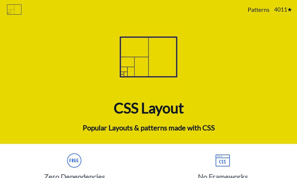 Screenshot of CSS Layout