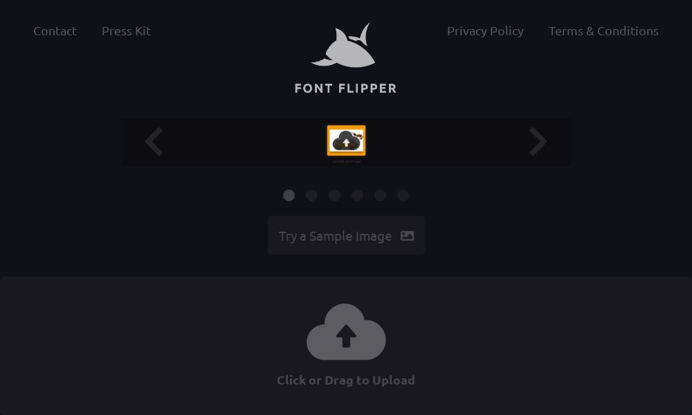 Screenshot of Font Flipper