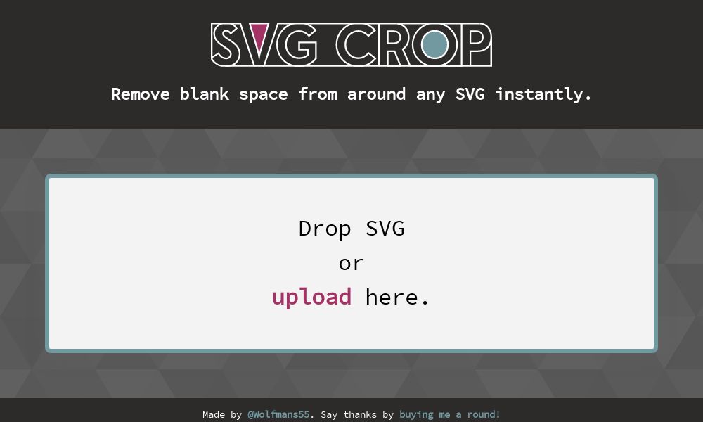 Screenshot of SVG CROP